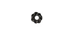 TierraCast Gunmetal Large Hole Twisted Heishi 2x7mm