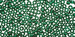 TOHO Transparent Green Emerald Round 8/0 Seed Bead