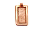 Copper Lipped Rectangle Bezel 15x28mm