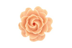 Matte Opaque Angel Skin Lucite Rose Cabochon 23mm