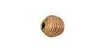 African Brass Corrugated Round 11-12mm