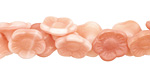 Czech Glass Cherry Blossom Flower Button 12x7mm