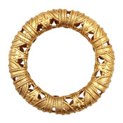 Brass Filigree Ring 51mm