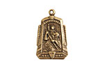 Nunn Design Antique Gold (plated) Protector Medallion 15x25mm