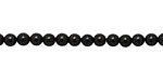 Jet Shell Pearl Round 4mm
