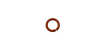Bronze Anodized Aluminum Jump Ring 7mm, 18 gauge (5mm inside diameter)
