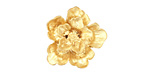Ezel Findings Gold (plated) Flower Link 19x21mm