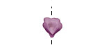 Lucite Amethyst Mini Trumpet Flower 8x10mm