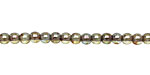 Czech Glass Luster Transparent Green Round 4mm