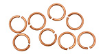 Antique Copper (plated) Round Jump Ring 8mm, 18 gauge