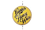 Trinket Foundry Yellow w/ Blue (Honey) Bottle Cap Puff Coin 22mm