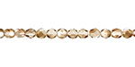 Czech Fire Polished Glass Twilight Crystal Round 4mm