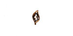 Ezel Findings Antique Copper (plated) Sweet Crab Leaf 5x10mm