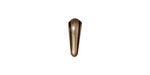 TierraCast Antique Brass (plated) Nouveau Pinch Bail 4x12mm