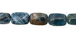 Pacific Blue Apatite Thin Pillow 12x8mm