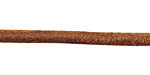 Natural Light Brown Round Leather Cord 4mm