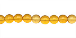 Czech Glass Medium Topaz Round 6mm
