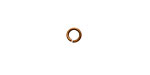 Vintage Bronze Enameled Copper Round Jump Ring 5mm, 18 gauge