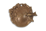Vintaj Natural Brass Bird Garden Cameo Pendant 27x22mm