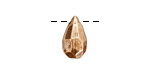 Nunn Design Antique Gold (plated) Faceted Drop 8x14mm