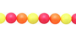 Neon Shell Pearl Mix Round 8mm