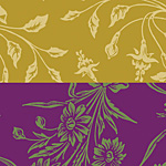 Nunn Design Wheat & Violet Small Collage Sheet