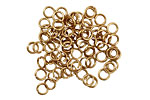 Artistic Wire Non-Tarnish Brass Chain Maille Jump Ring 3.97mm, 18 gauge