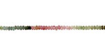 Tourmaline Faceted Rondelle 2mm