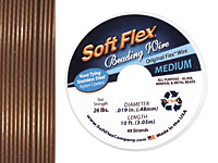 Soft Flex Golden Bronze .019" (Medium) 49 Strand Wire 10ft.