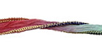 Hawaiian Rainbow Hand Dyed 100% Silk Ribbon 1/2"