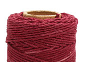 Burgundy Hemp Twine 20 lb, 205 ft