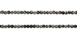 Snowflake Obsidian Round 2mm