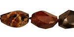 Pilbara Jasper Faceted Nugget 20-31x10-13mm
