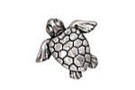 Green Girl Pewter Baby Honu Pendant 27x25mm