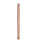 TierraCast Antique Copper (plated) 2" Bead Bar 2x50mm