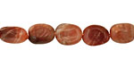 Sunstone (dark) Tumbled Nugget 9-15x8-10mm