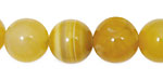 Yellow Botswana Agate Round 16mm