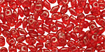 Siam Ruby Marbled Gold SuperDuo 2x5mm Seed Bead