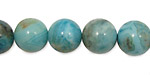 Larimar Blue Crazy Lace Round 12mm