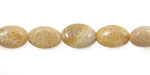 Fossil Coral Flat Oval 12x8mm