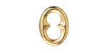 TierraCast Gold (plated) Oval Quatrefoil Link 18x14mm