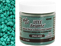 Melt Art Spruce Green Brightz Ultra Thick Embossing Enamel 4 oz.