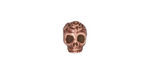 TierraCast Antique Copper (plated) Rose Skull Bead 10x7mm