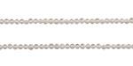 Rock Crystal Faceted Round 2mm