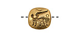 Green Girl Gold (plated pewter) Sphinx 15mm