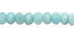 Amazonite Faceted Rondelle 8mm