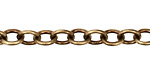 Antique Brass (plated) Oval Cable Chain