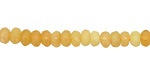 Yellow Opal Faceted Rondelle 6mm