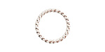 Nunn Design Sterling Silver (plated) Grande Rope Jump Ring 17mm