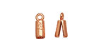 SilverSilk Copper (plated) Single End Cap 14x5mm